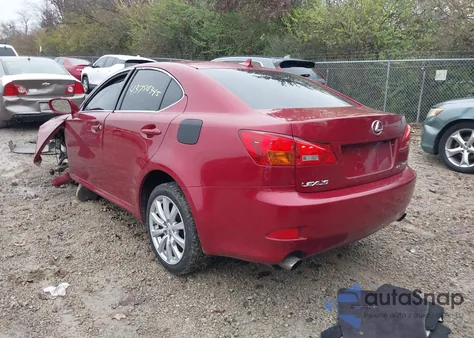 2008 Lexus Is 250 from USA, damaged, VIN JTHCK262985021809